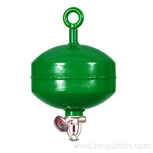 Hanging fire extinguisher ceiling mounted fire ball